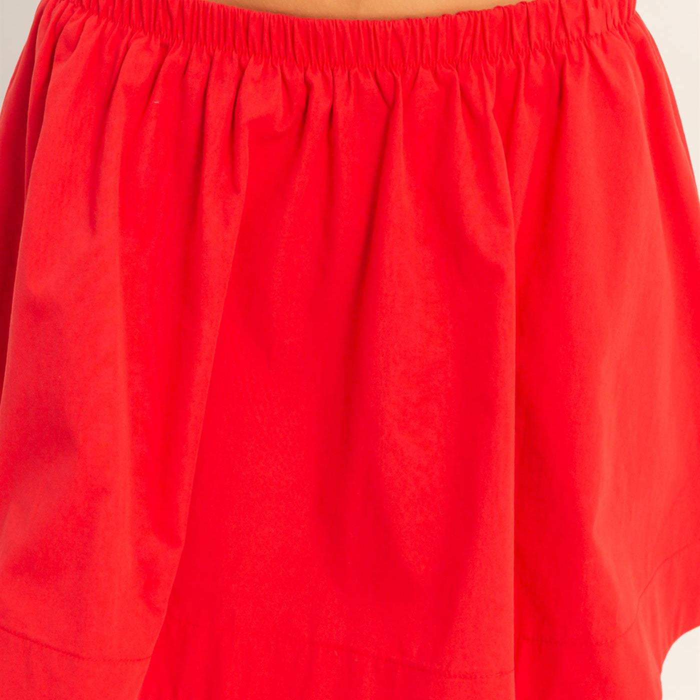 Wholesale Sleeveless Ribbed Top And Skirt Set Clothing DZ26C346-SET RED DOUBLE ZERO