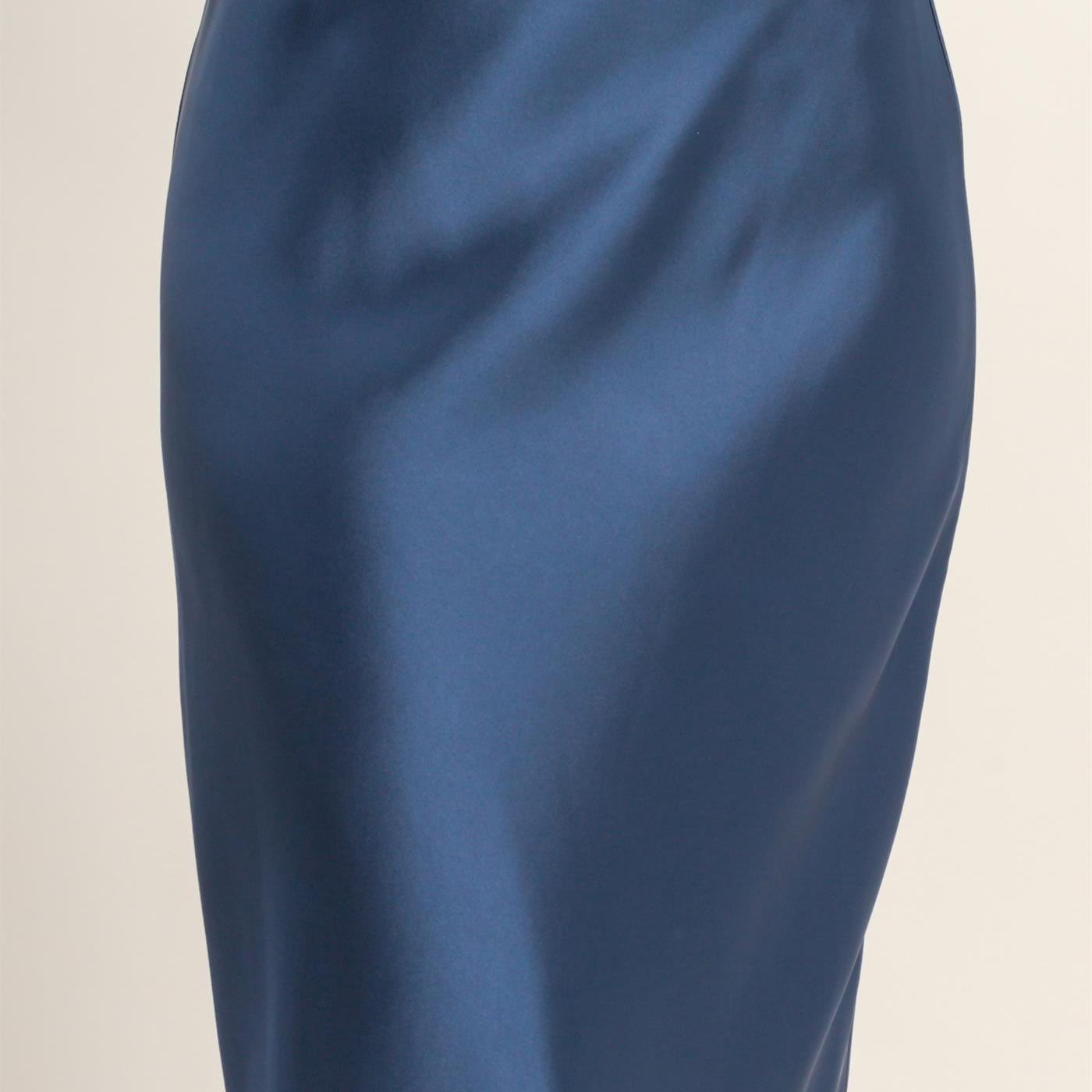 Wholesale Satin Maxi Skirt Skirts DZ26E274 NAVY DOUBLE ZERO