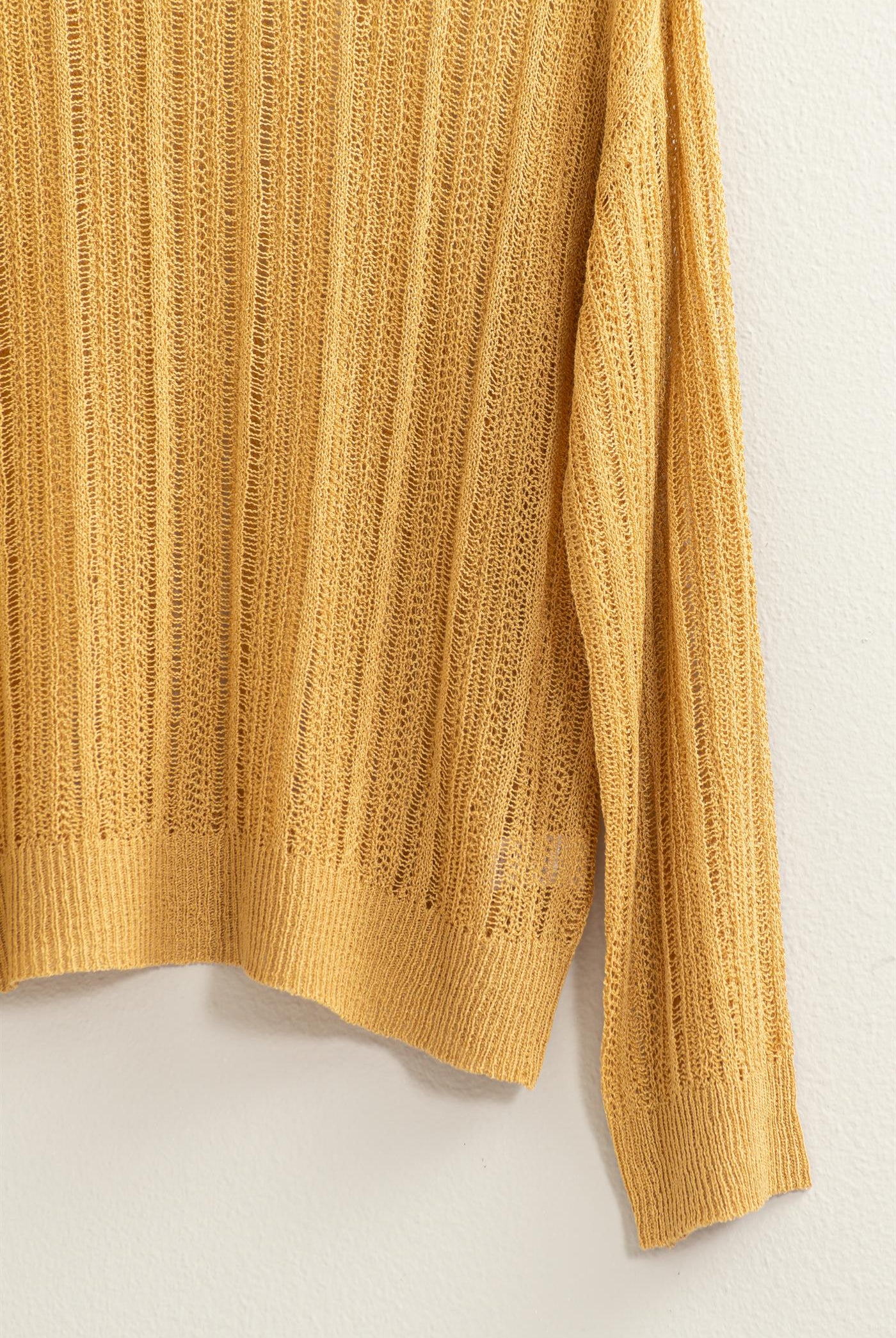 Wholesale Drop Shoulder Sweater Clothing Tops DZ24A477-D SAND DOUBLE ZERO