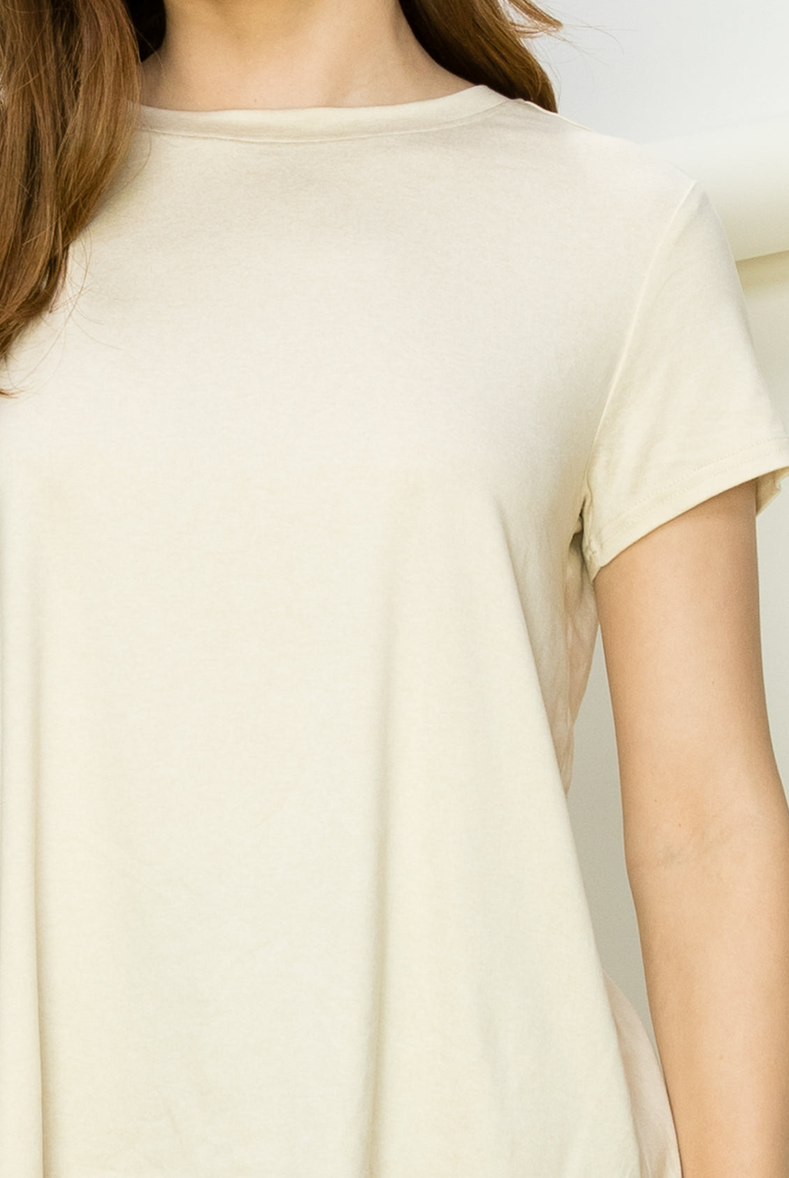 Wholesale All Yours Short Sleeve Open Back Tee Clothing Tops DZ22E576 FLARE DOUBLE ZERO