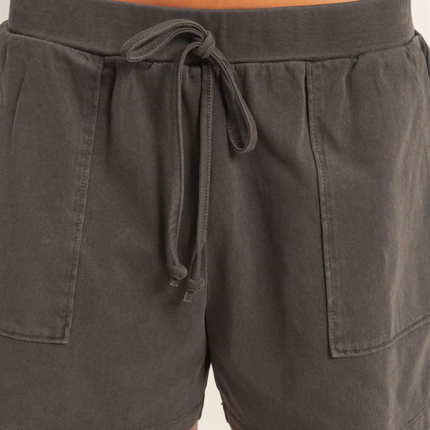 Wholesale Sleeveless Crew Neck Top and Shorts Set Clothing DZ26A028-SET BLACK DOUBLE ZERO