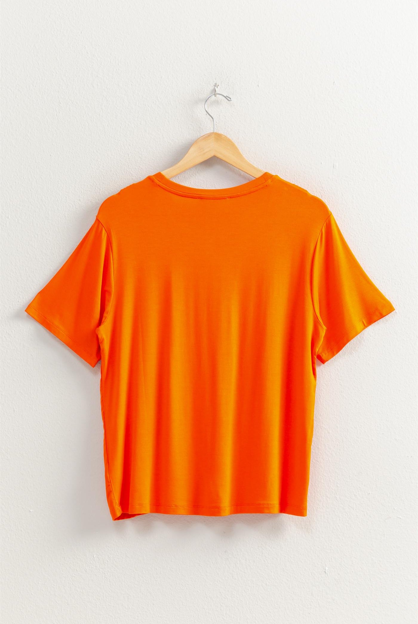 Wholesale Basic Oversized Pocket Tee Clothing Tops DZ25E309 TOMATO DOUBLE ZERO
