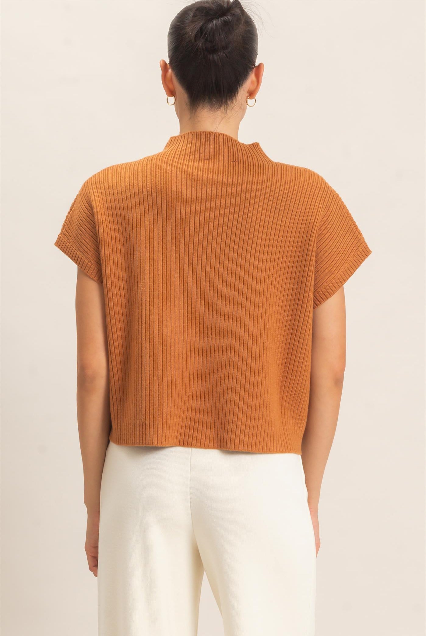 Wholesale Ribbed Dolman Sweater Sweaters HF26E835 CAMEL HYFVE