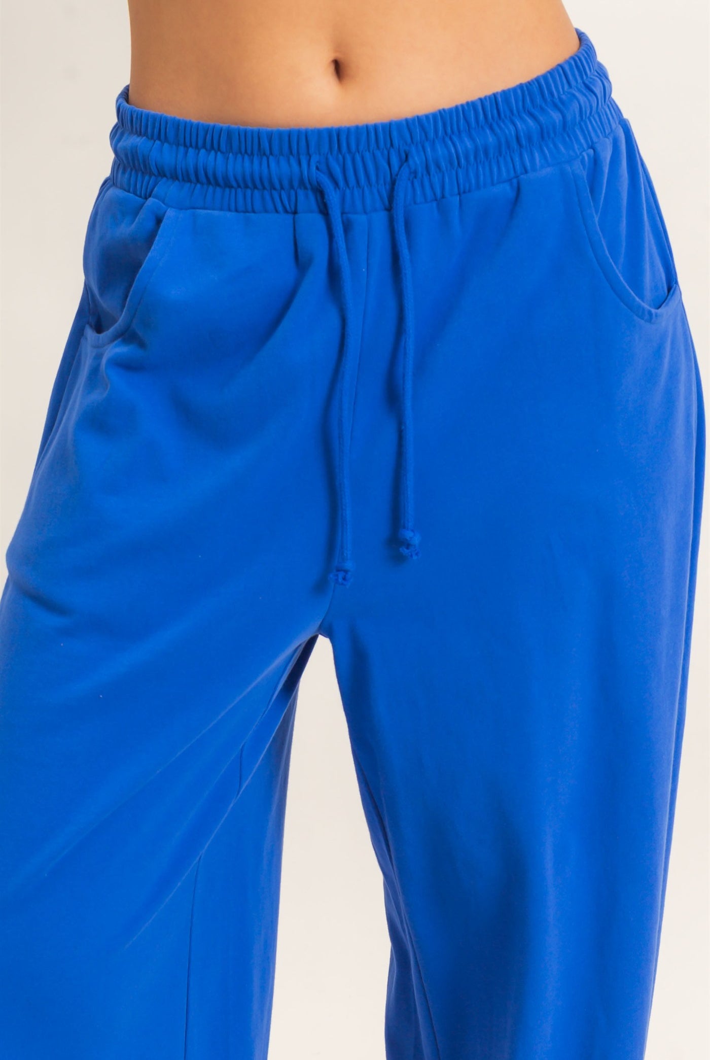 Wholesale Washed Barrel Sweatpants Pants DZ26E379 COBALT DOUBLE ZERO