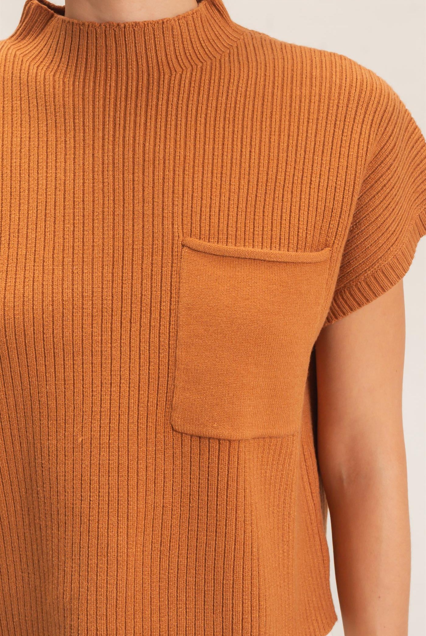 Wholesale Ribbed Dolman Sweater Sweaters HF26E835 CAMEL HYFVE
