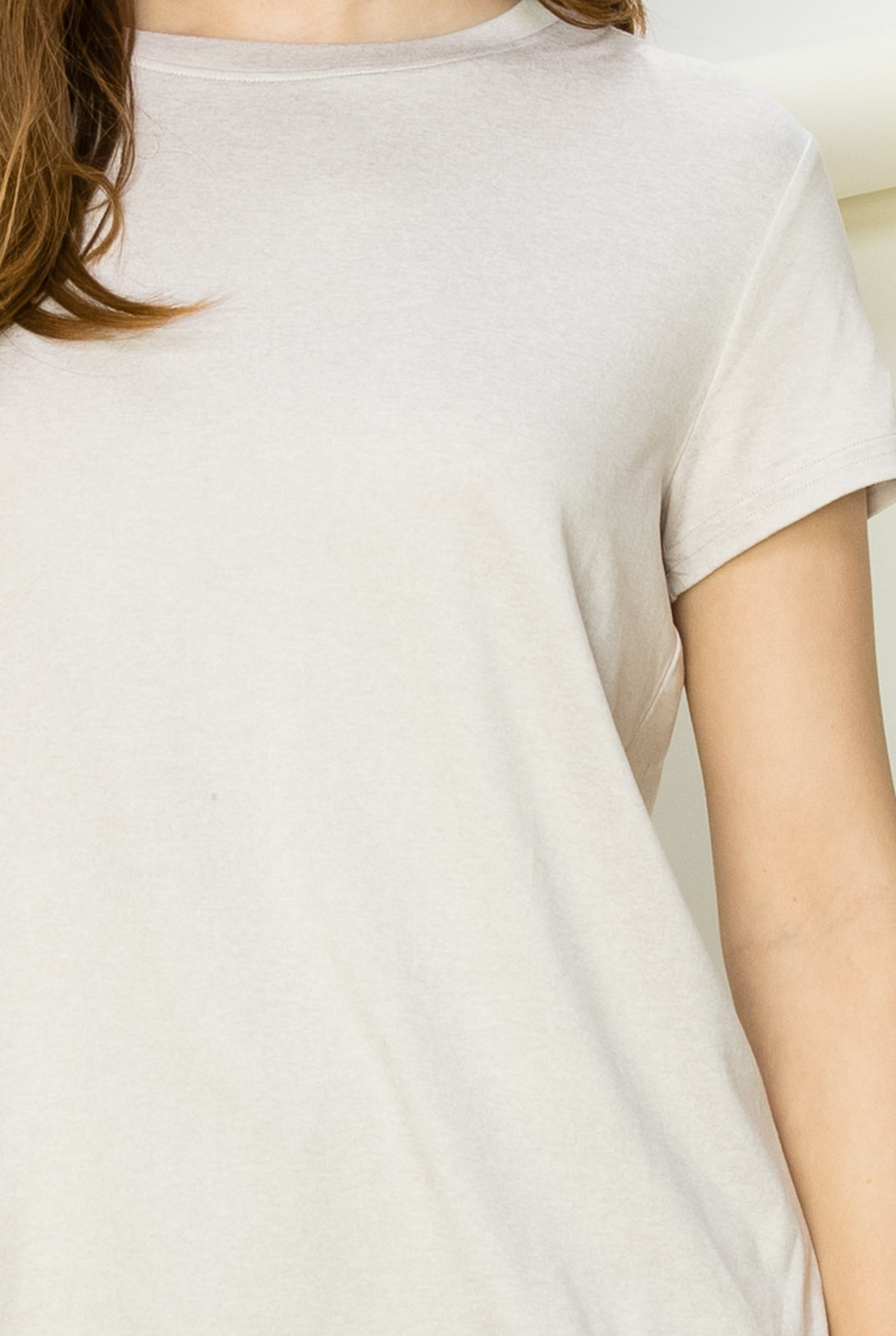 Wholesale All Yours Short Sleeve Open Back Tee Clothing Tops DZ22E576 PASTEL VIOLET DOUBLE ZERO