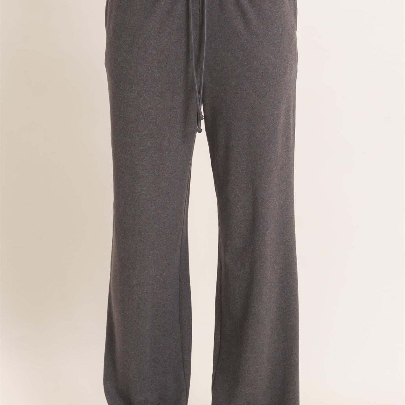 Wholesale Wide Leg Pants With Drawcord Pants DZ26E288 BLACK DOUBLE ZERO