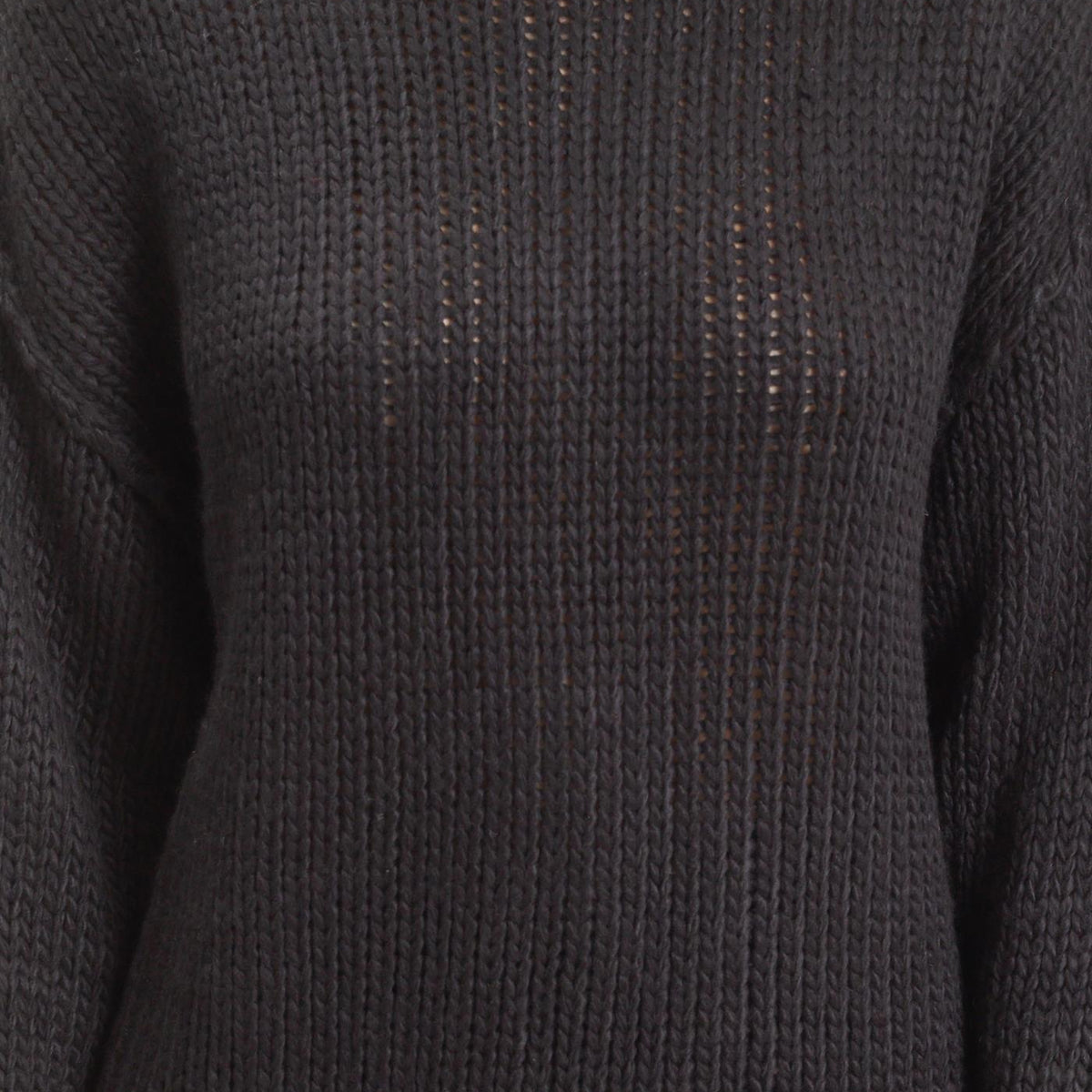Wholesale Rolled Collar Loose Knit Sweater Sweaters HF26C859 BLACK HYFVE