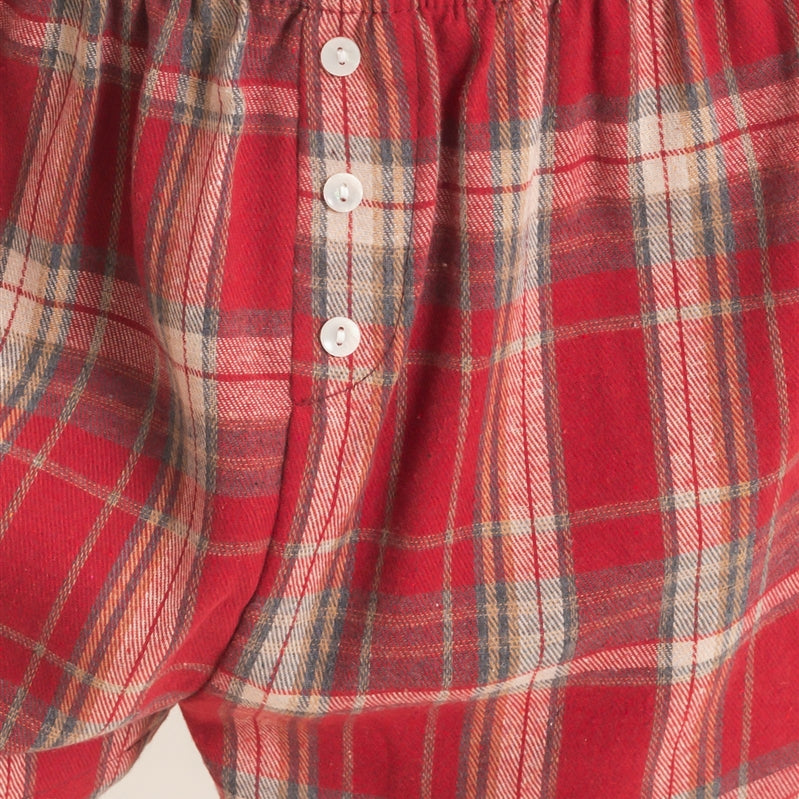 Wholesale Plaid Shorts With Button Front Shorts DZ26F270 RED DOUBLE ZERO