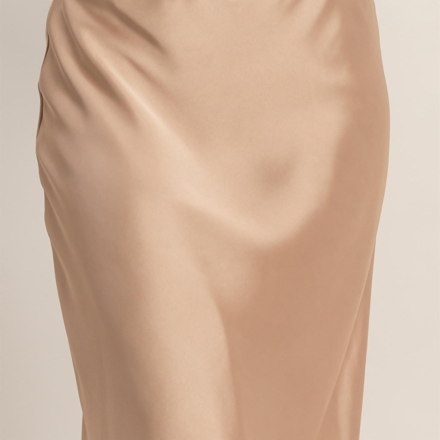 Wholesale Satin Maxi Skirt Skirts DZ26E274 DARK TAUPE DOUBLE ZERO