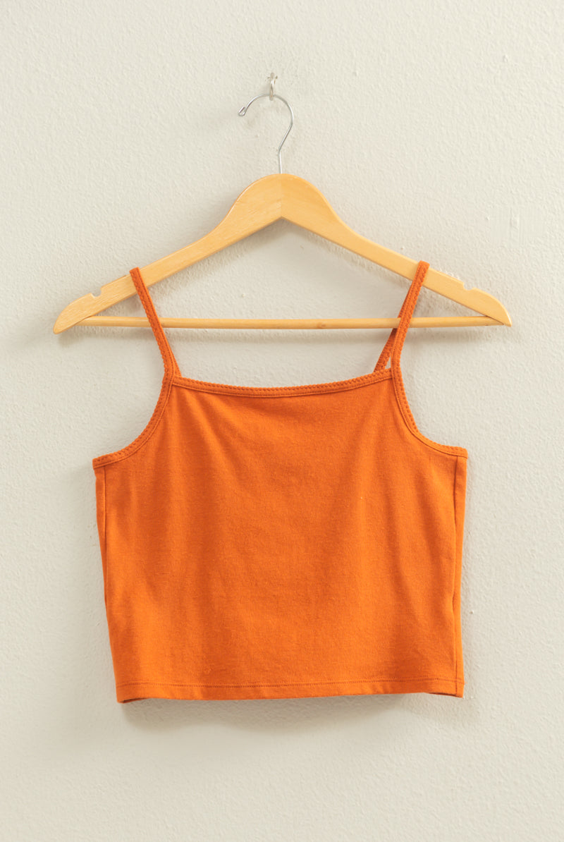 Wholesale Basic Cami Crop Top Clothing Tops DZ22C574 YAM HYFVE