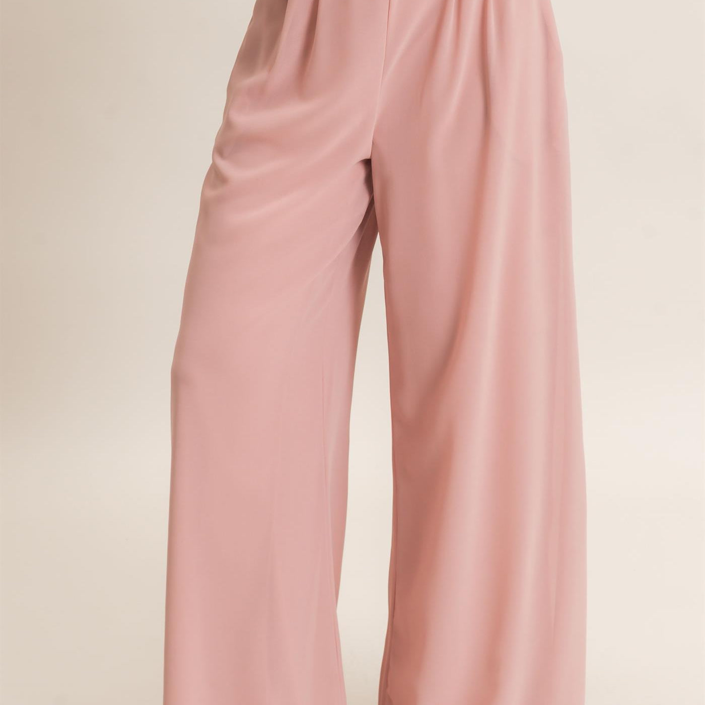 Wholesale Wide-Leg High Waist Pants Pants HF26F068-D MAUVE HYFVE