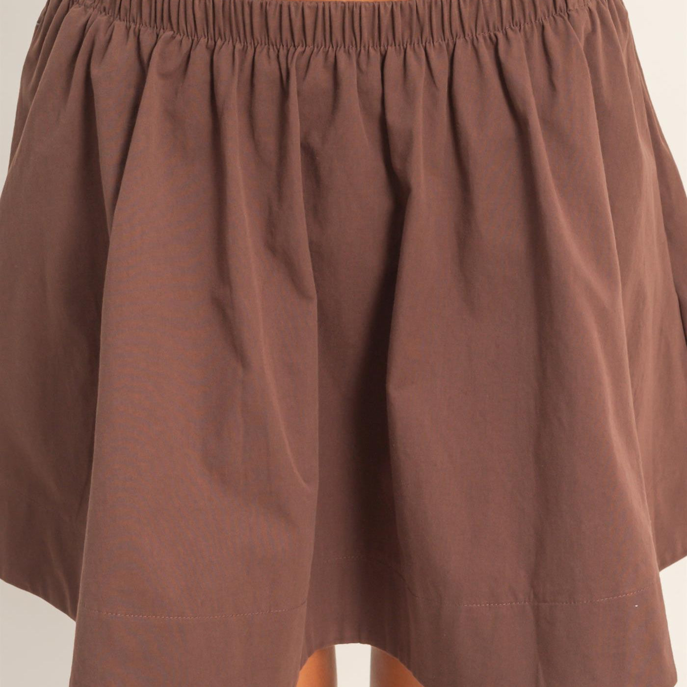 Wholesale Sleeveless Ribbed Top And Skirt Set Clothing DZ26C346-SET CHOCOLATE DOUBLE ZERO