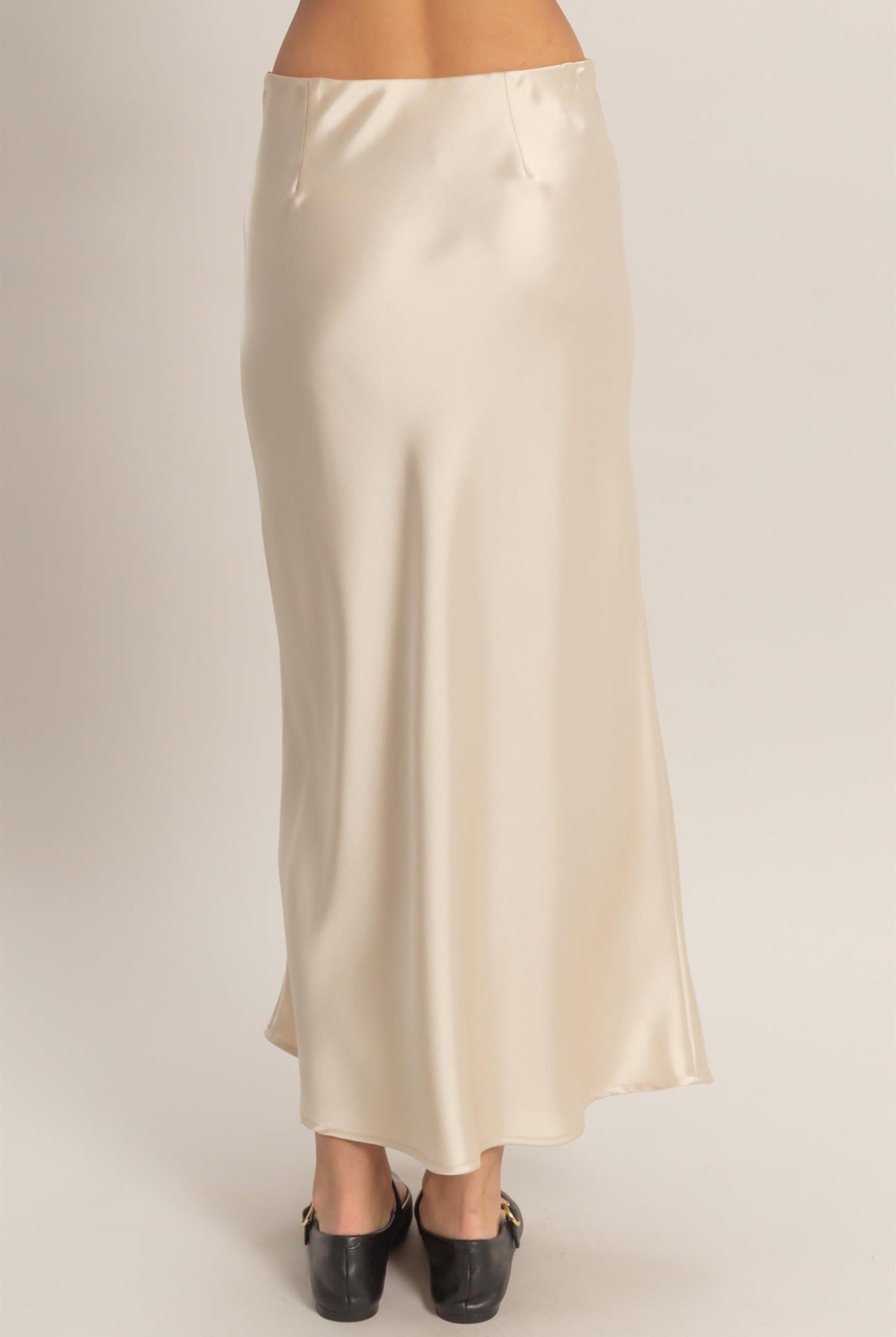 Wholesale Satin Midi Skirt Skirts DZ26A050 ALPACA DOUBLE ZERO