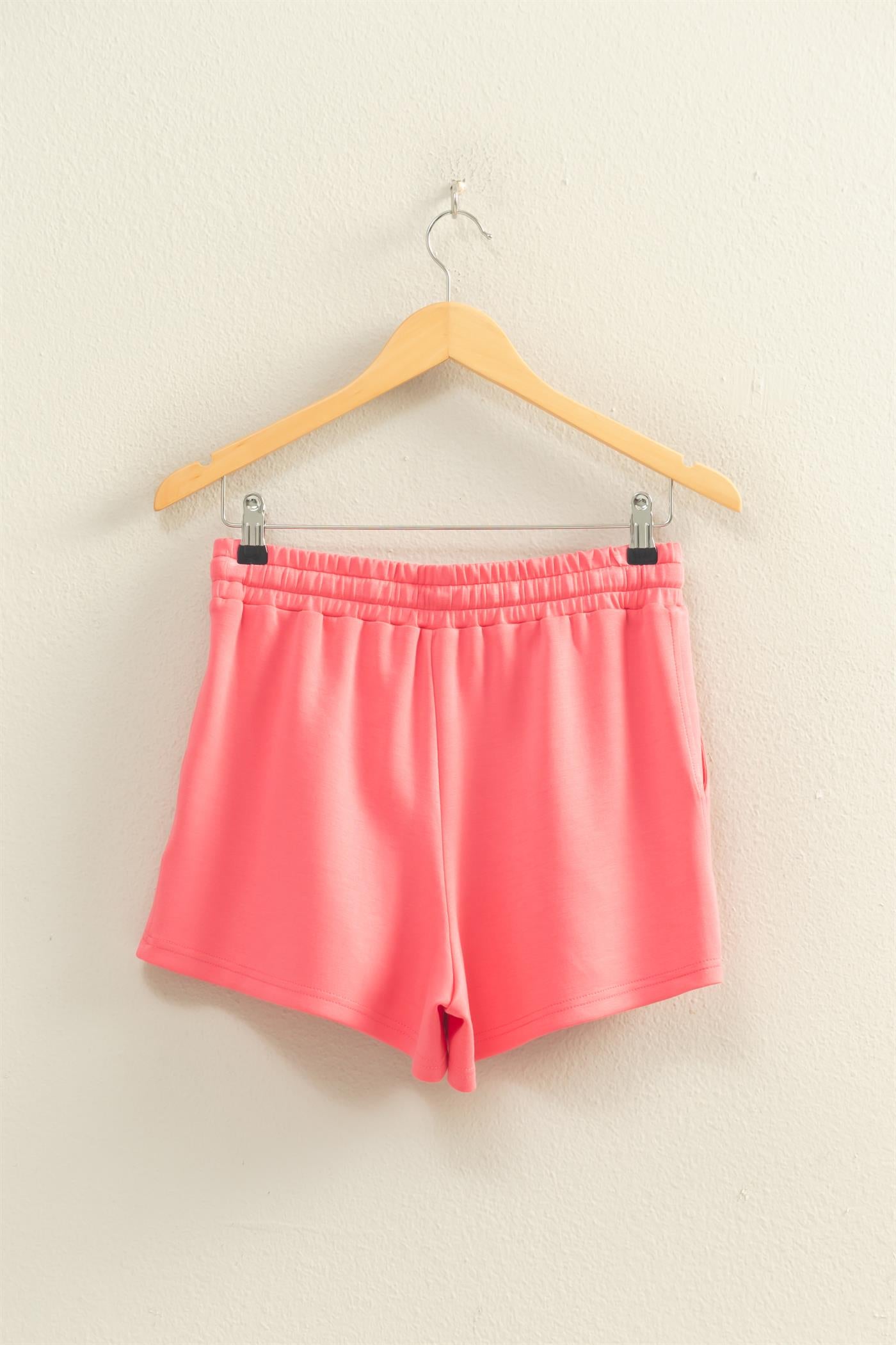 Wholesale Drawstring Waist Shorts Shorts DZ26C708 TAFFY PINK DOUBLE ZERO