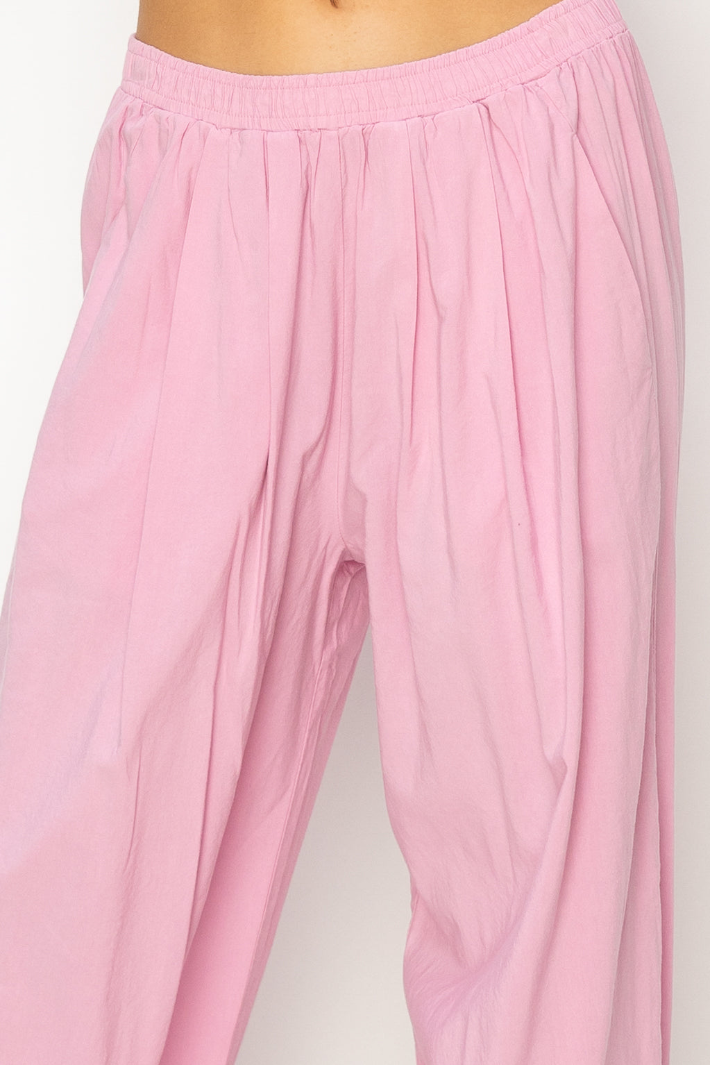 Wholesale Mid Rise Wide Leg Pants Pants DZ24A651 PINK DOUBLE ZERO