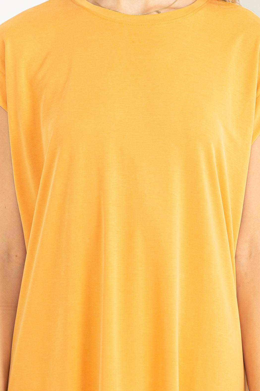 Wholesale Lazy Day Dolman Short Sleeves Midi Dress Dresses DZ23A795 CARAMEL DOUBLE ZERO