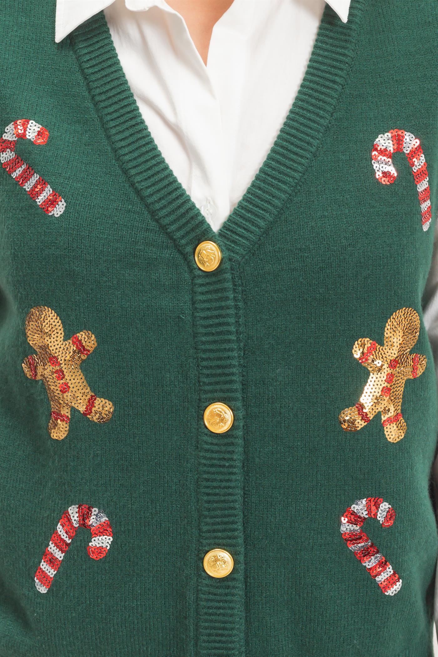 Wholesale Christmas Sweater Vest Sweaters HF26E917 GREEN HYFVE