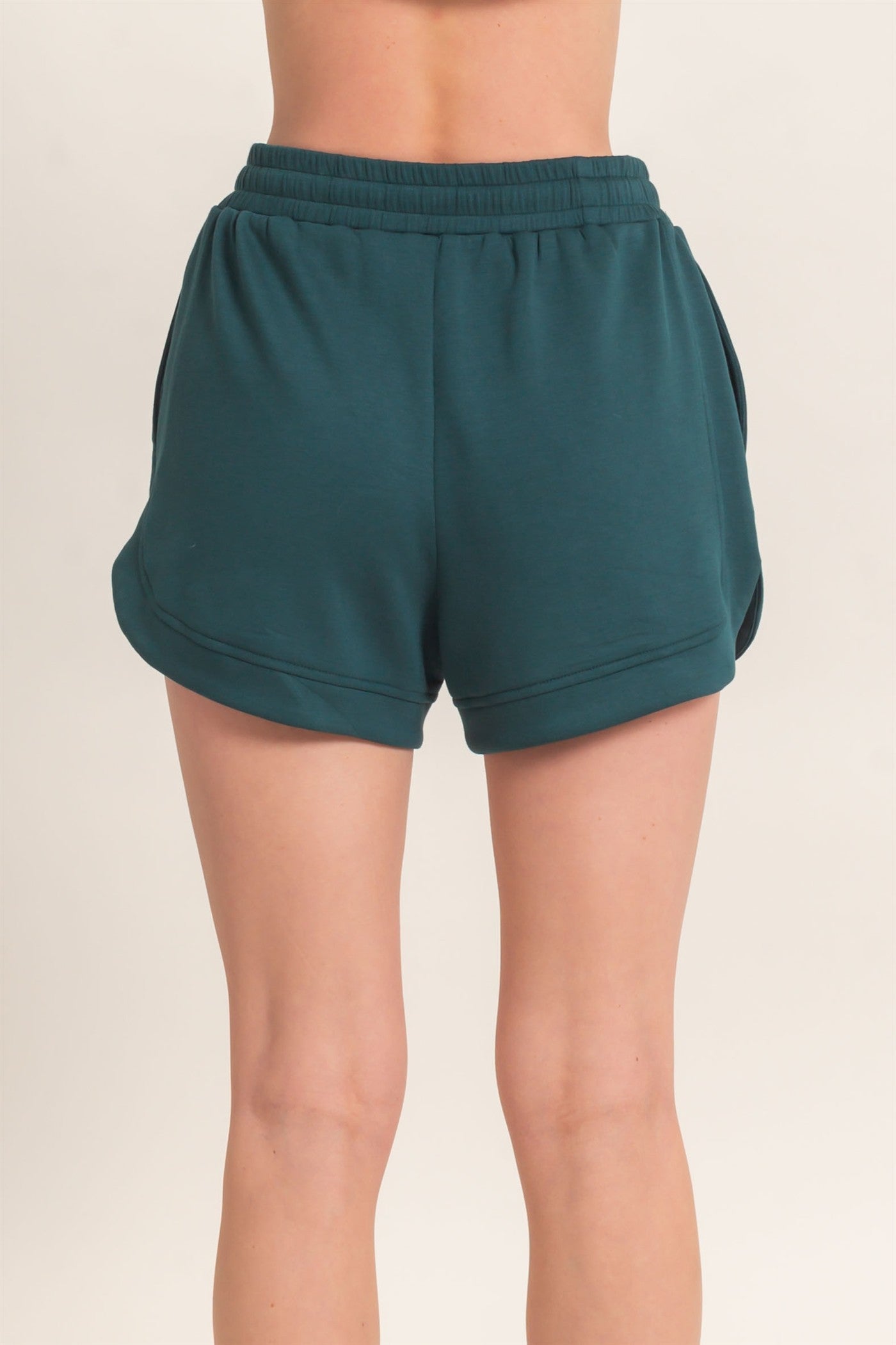 Wholesale Elastic Waistband Shorts Shorts DZ26C973 DEEP GREEN HYFVE