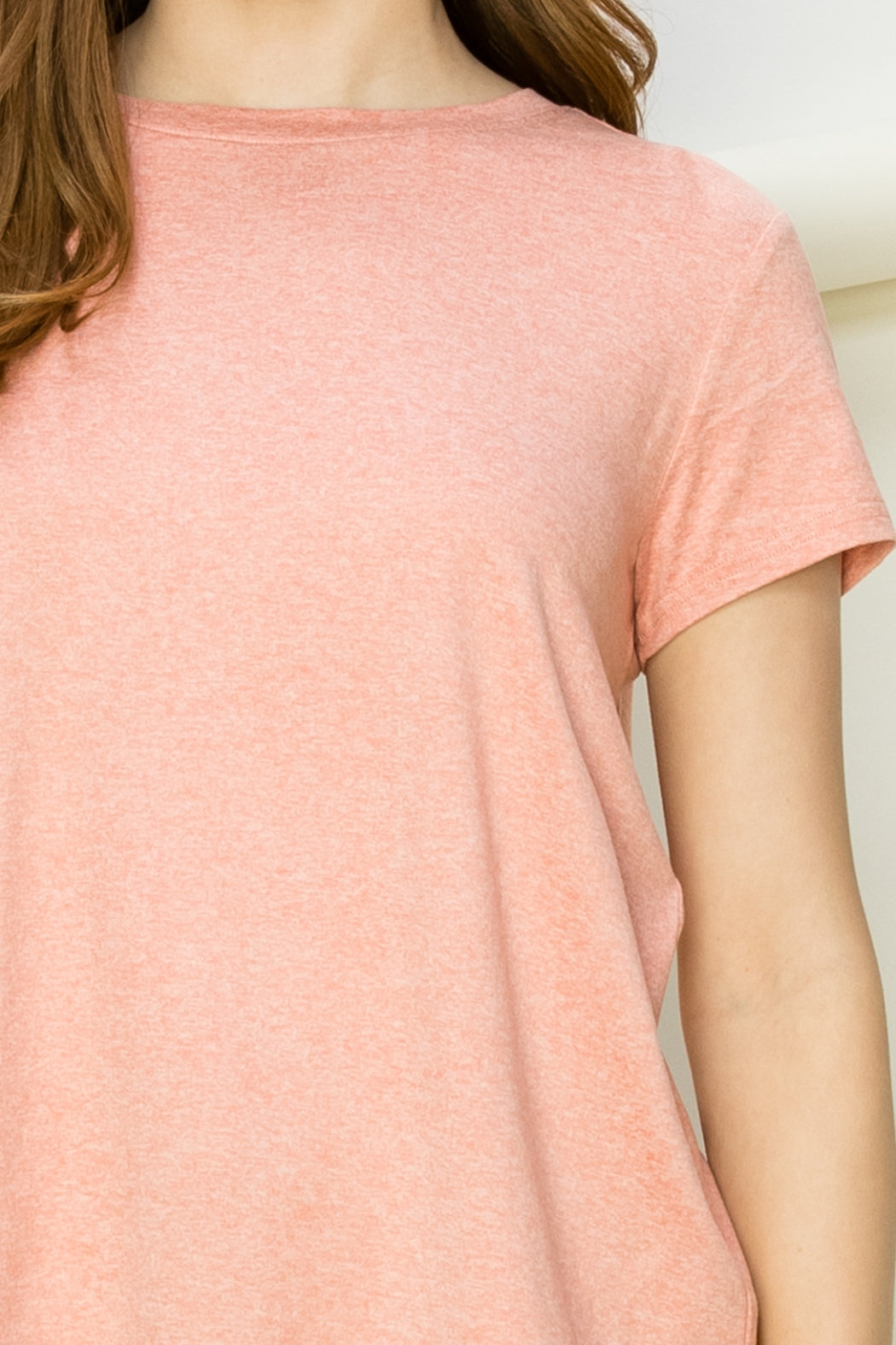 Wholesale All Yours Short Sleeve Open Back Tee Clothing Tops DZ22E576 FLARE DOUBLE ZERO