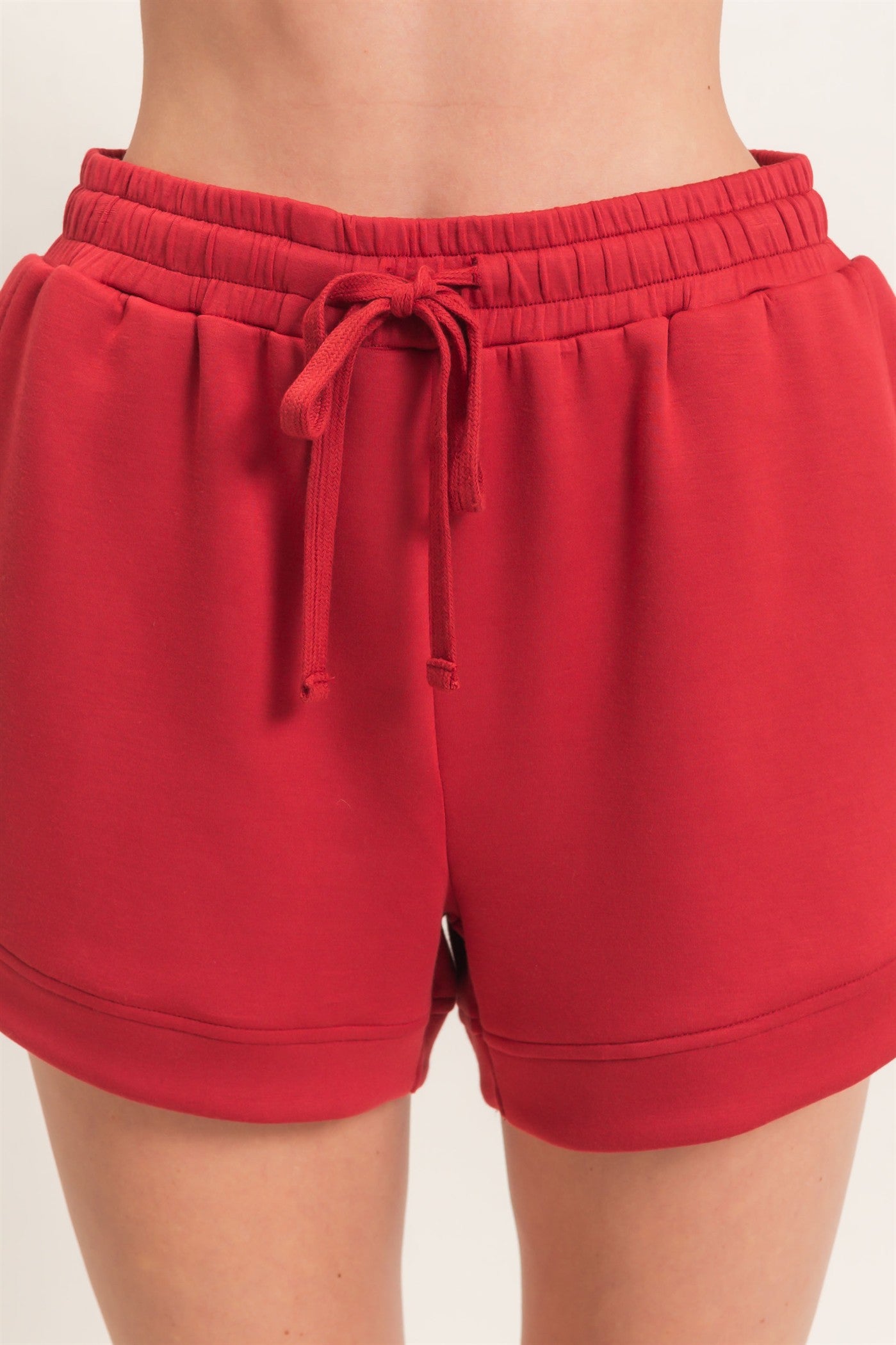 Wholesale Elastic Waistband Shorts Shorts DZ26C973 DARK RED HYFVE