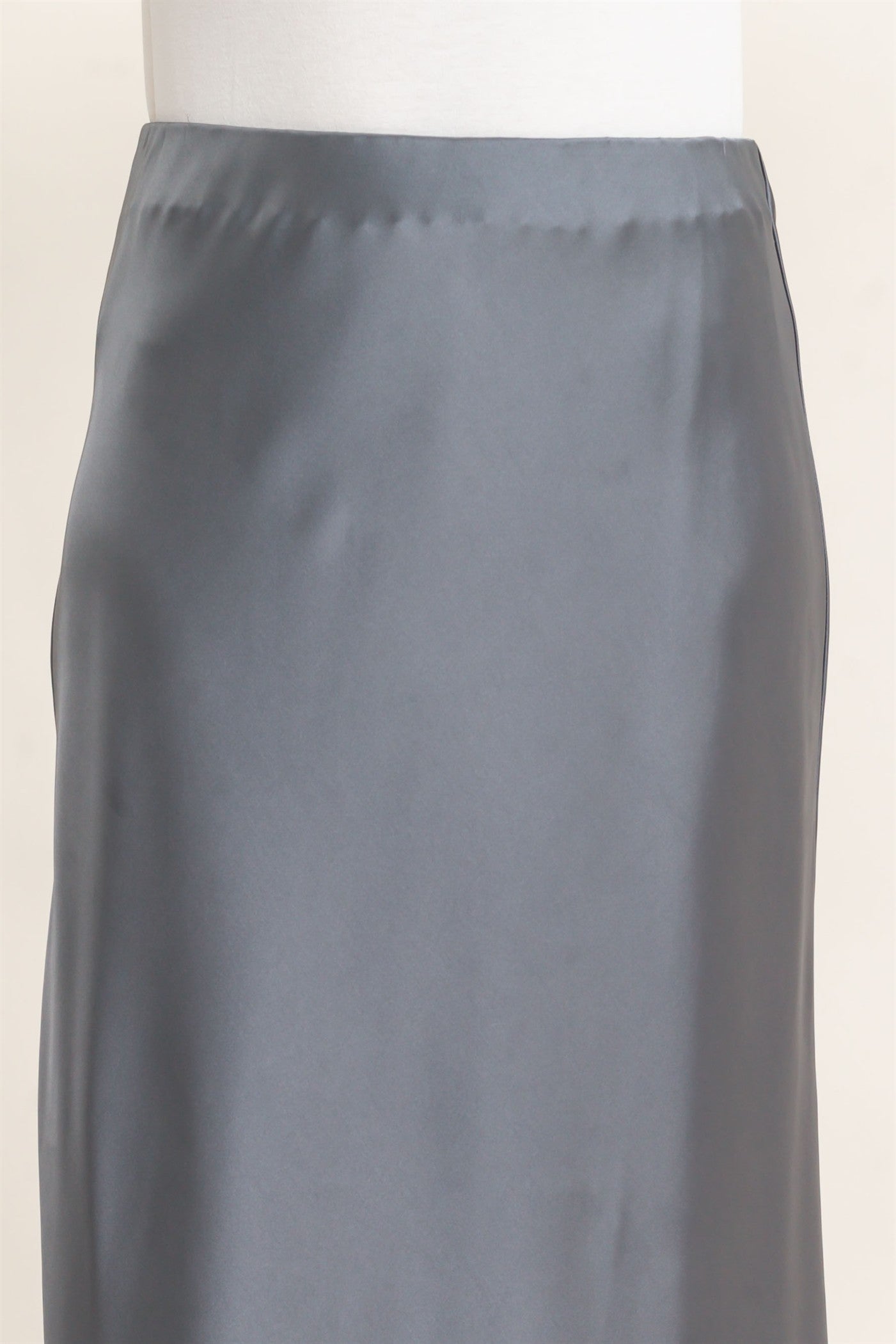 Wholesale Satin Maxi Skirt Skirts DZ26C970 DARK GRAY DOUBLE ZERO