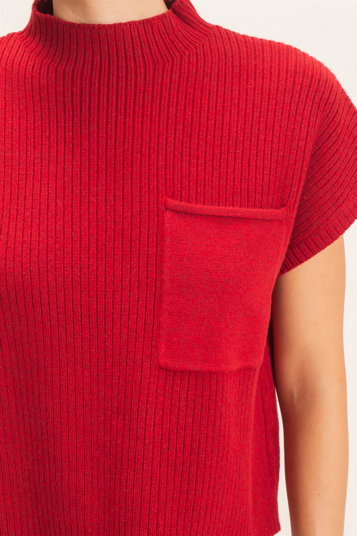 Wholesale Ribbed Dolman Sweater Sweaters HF26E835 BERRY HYFVE