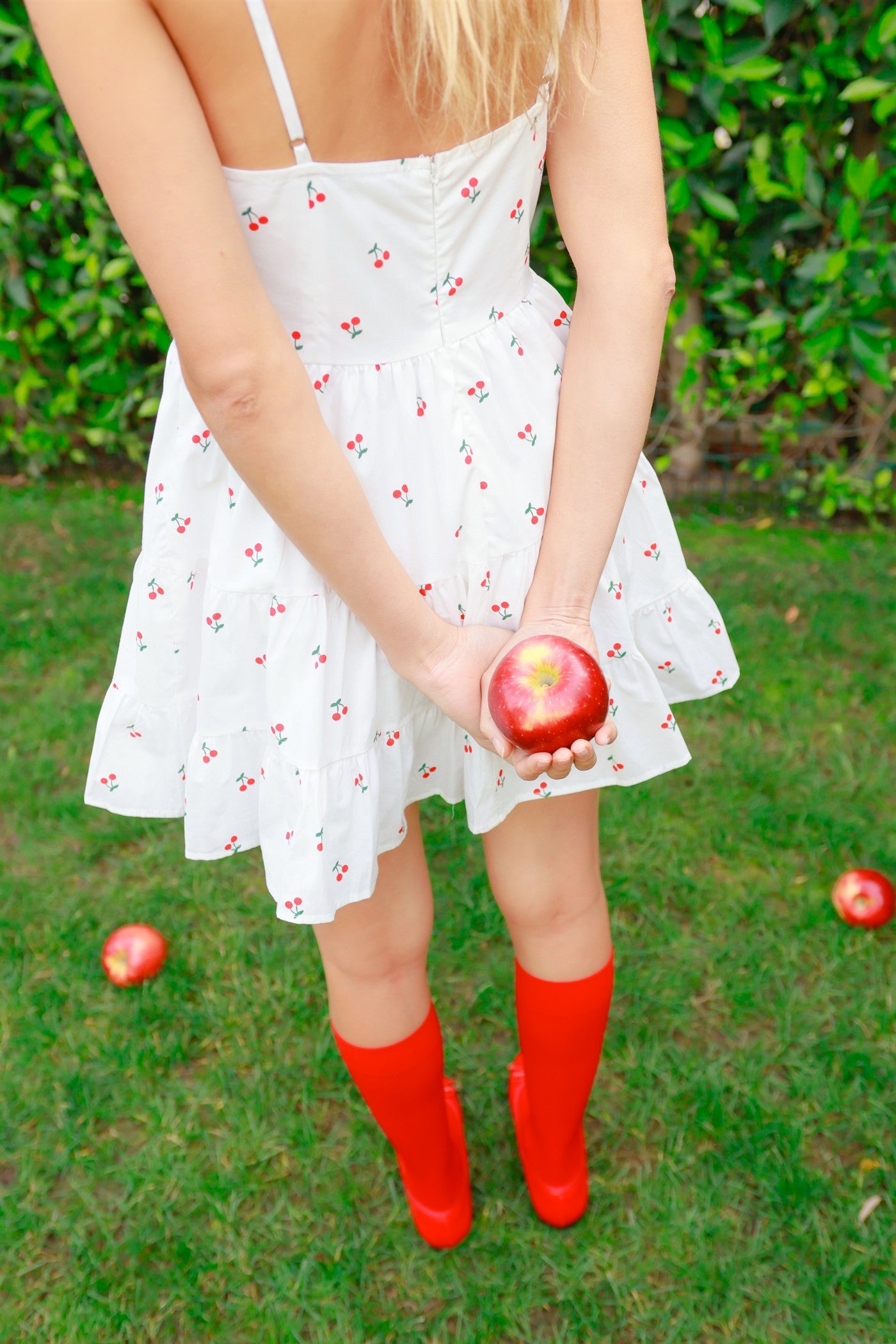 Wholesale Tiered Mini Dress Dresses HF26C008 RED HYFVE