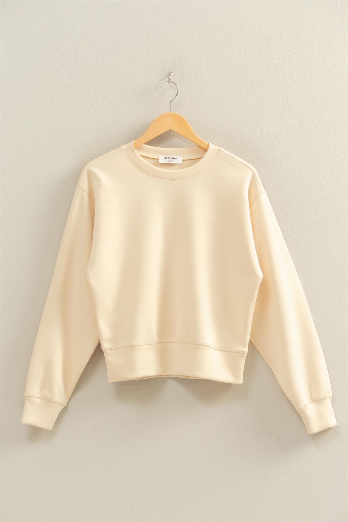 Wholesale Crew Neck Sweatshirt Sweatshirts DZ26C167 ALPACA DOUBLE ZERO