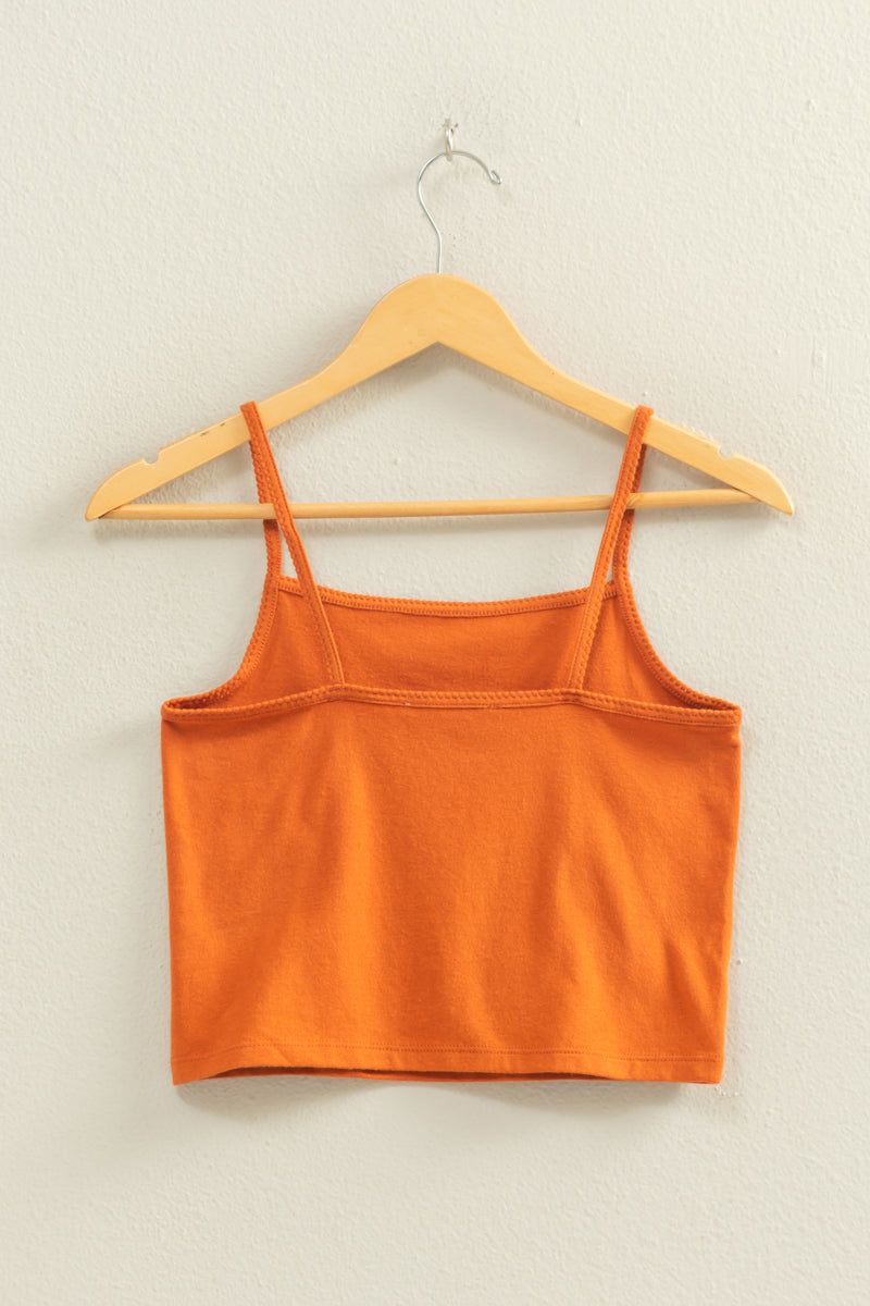 Wholesale Basic Cami Crop Top Clothing Tops DZ22C574 YAM HYFVE