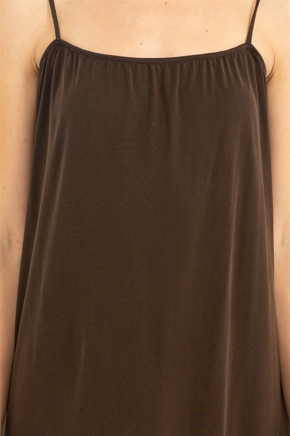 Wholesale Extra Love Tie-Back Midi Dress Dresses DZ22G696 DARK CHOCOLATE DOUBLE ZERO