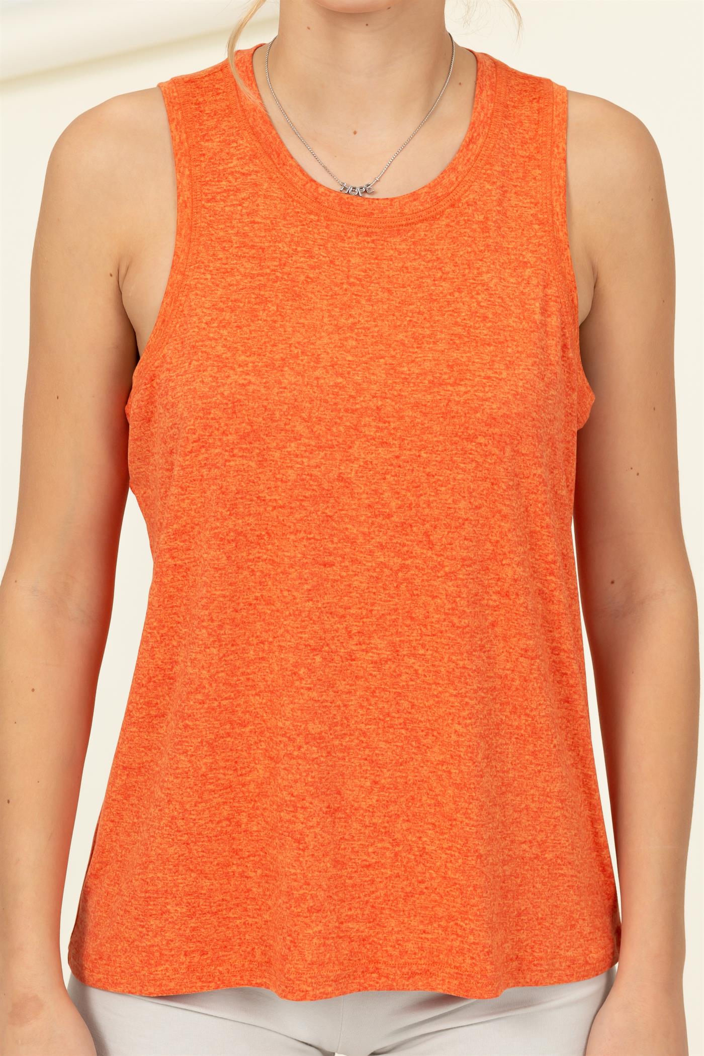 Wholesale Basic Sleeveless Top Clothing Tops DZ22E869 FLARE DOUBLE ZERO