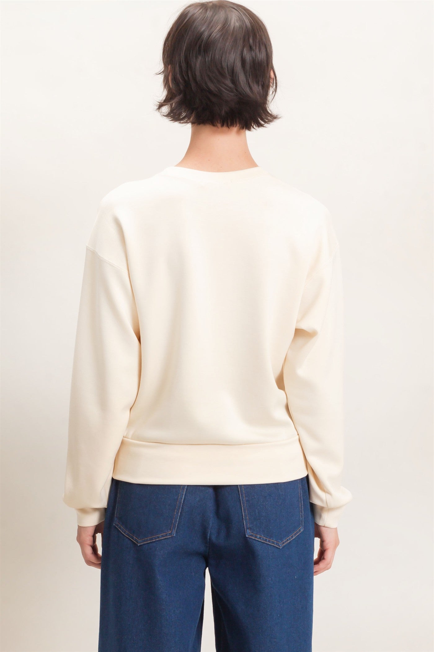 Wholesale Crew Neck Sweatshirt Sweatshirts DZ26C966 ALPACA DOUBLE ZERO