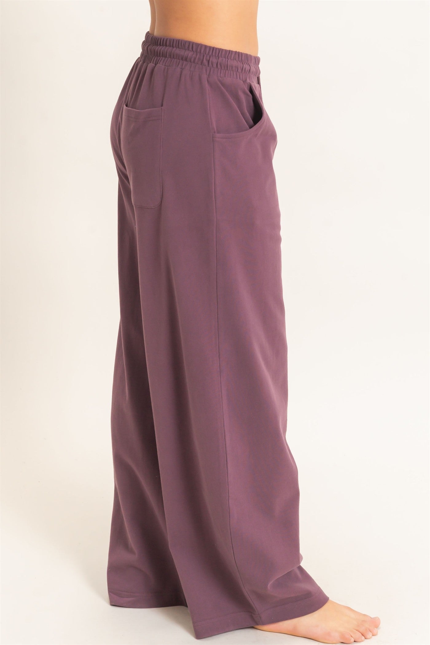 Wholesale Washed Barrel Sweatpants Pants DZ26E379 COCOA DOUBLE ZERO