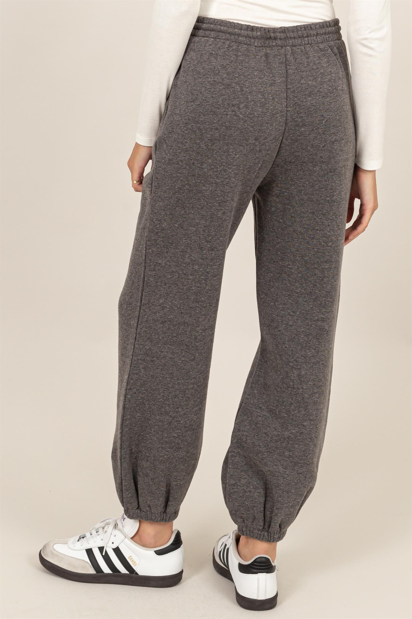 Wholesale Washed French Terry Jogger Pants Pants HF24E984 H.CHARCOAL HYFVE