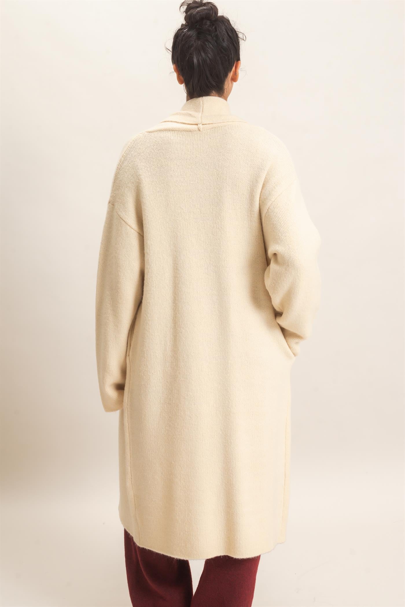 Wholesale Duster Cardigan Sweaters DZ26E267 ALPACA DOUBLE ZERO