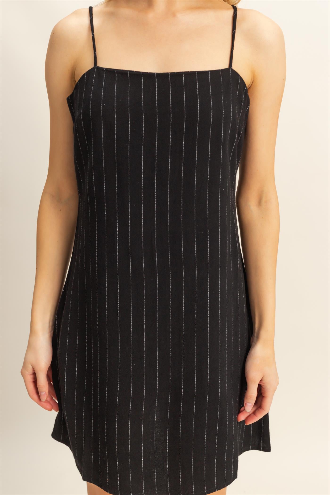 Wholesale Stripe Shirt And Dress Set Clothing HF25E086-SET BLACK HYFVE