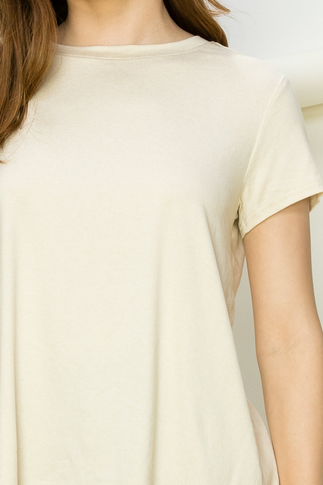 Wholesale All Yours Short Sleeve Open Back Tee Clothing Tops DZ22E576 FLARE DOUBLE ZERO