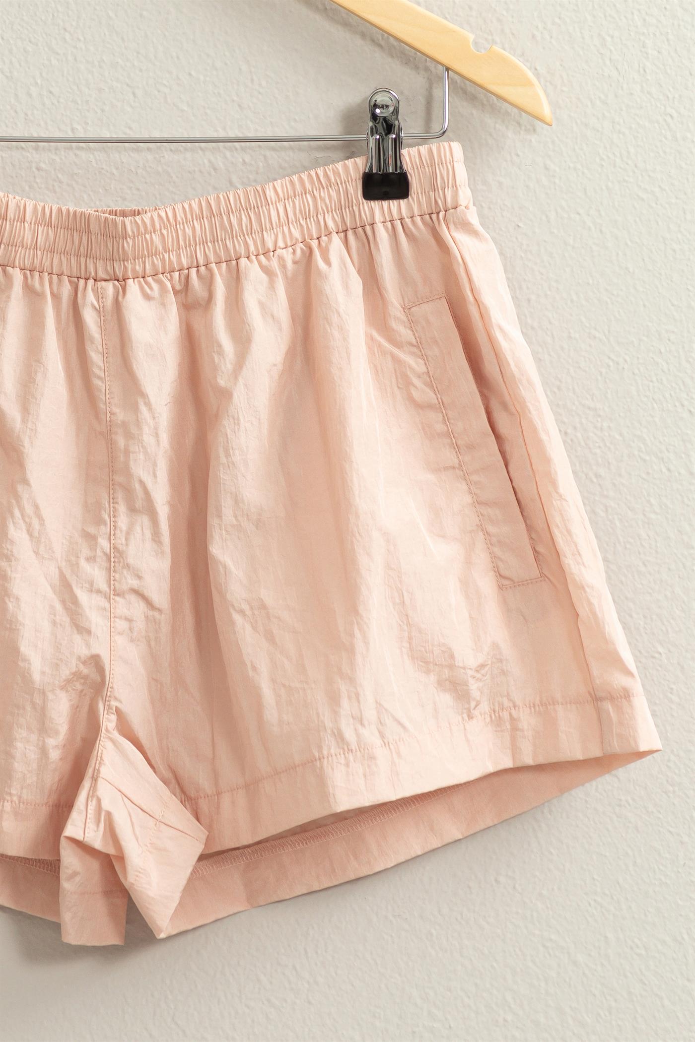 Wholesale Mid Waist Nylon Shorts Shorts DZ24C815 BLUSH DOUBLE ZERO