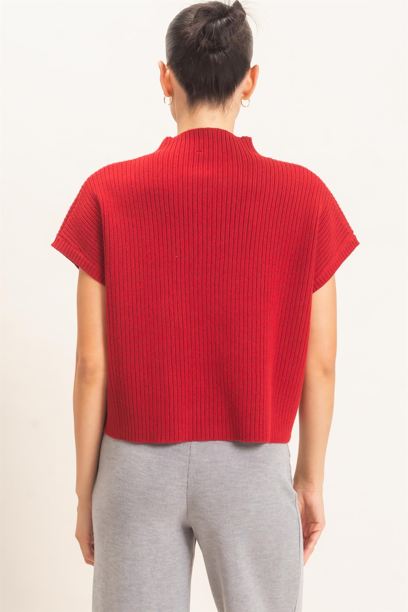 Wholesale Ribbed Dolman Sweater Sweaters HF26E835 BERRY HYFVE
