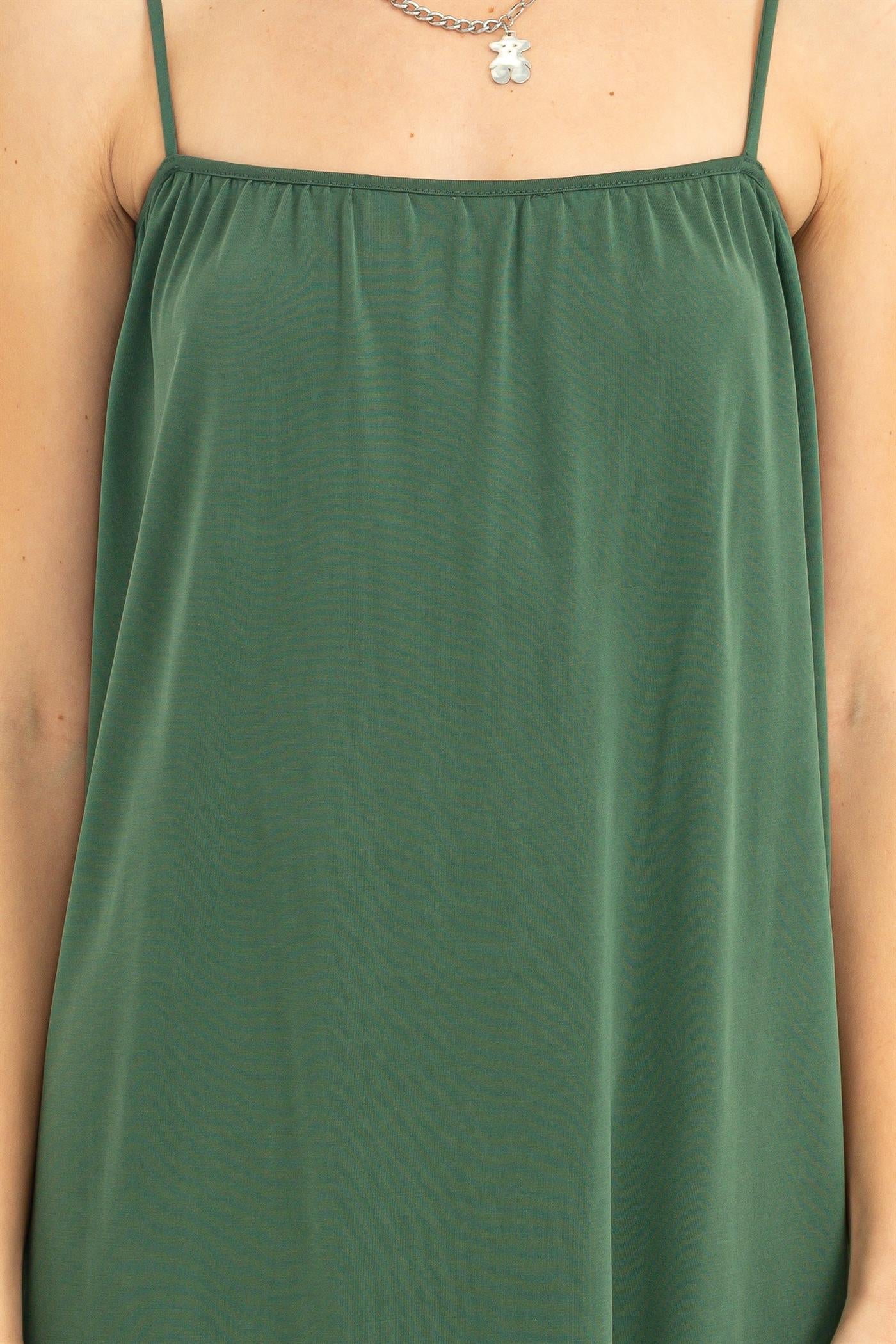 Wholesale Extra Love Tie-Back Midi Dress Dresses DZ22G696 HUNTER GREEN DOUBLE ZERO