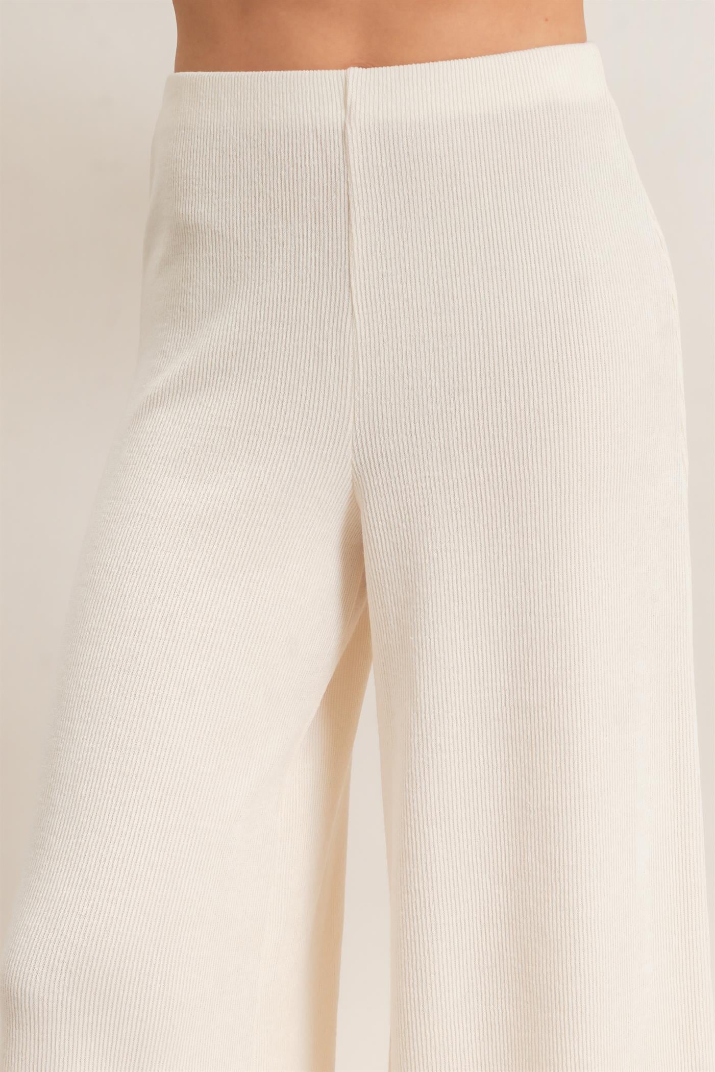 Wholesale Dolman Sleeve Top And Pant Set Clothing HF26F225-SET-D CREAM HYFVE