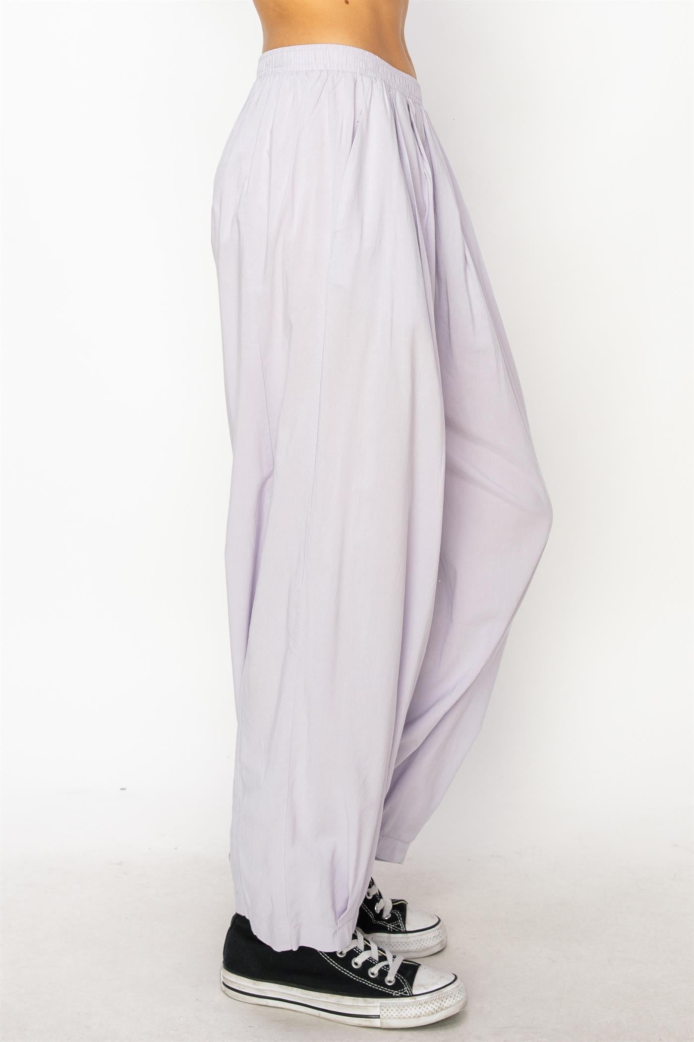 Wholesale Mid Rise Wide Leg Pants Pants DZ24A651 LAVENDER DOUBLE ZERO