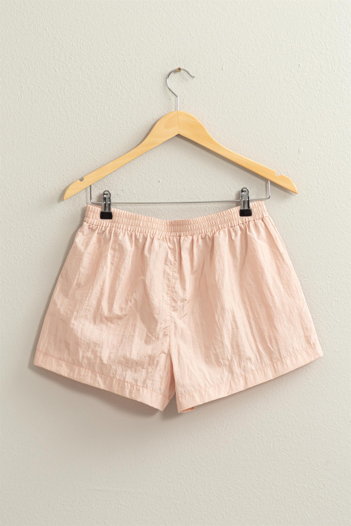 Wholesale Mid Waist Nylon Shorts Shorts DZ24C815 BLUSH DOUBLE ZERO