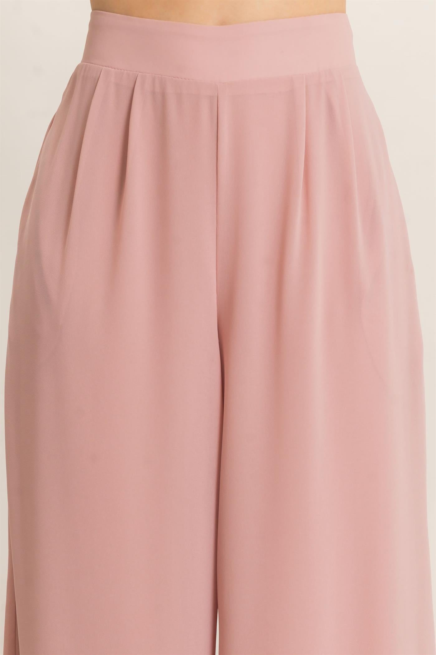 Wholesale Wide-Leg High Waist Pants Pants HF26F068-D MAUVE HYFVE