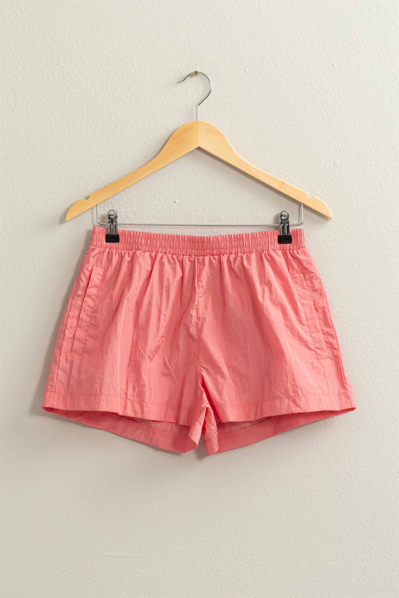 Wholesale Mid Waist Nylon Shorts Shorts DZ24C815 TEA ROSE DOUBLE ZERO