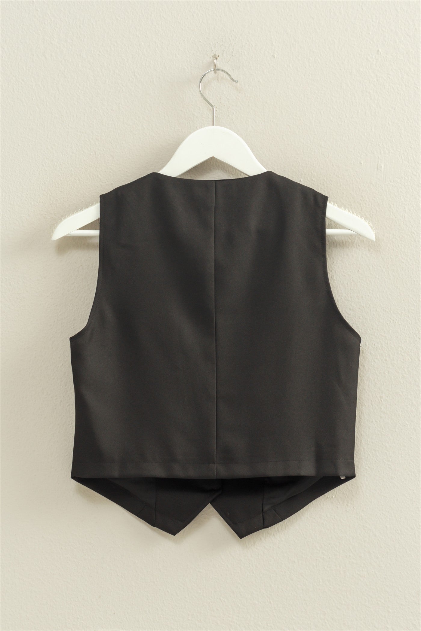 Wholesale Chic Sleeveless Vest Clothing Tops HF25C893 BLACK HYFVE