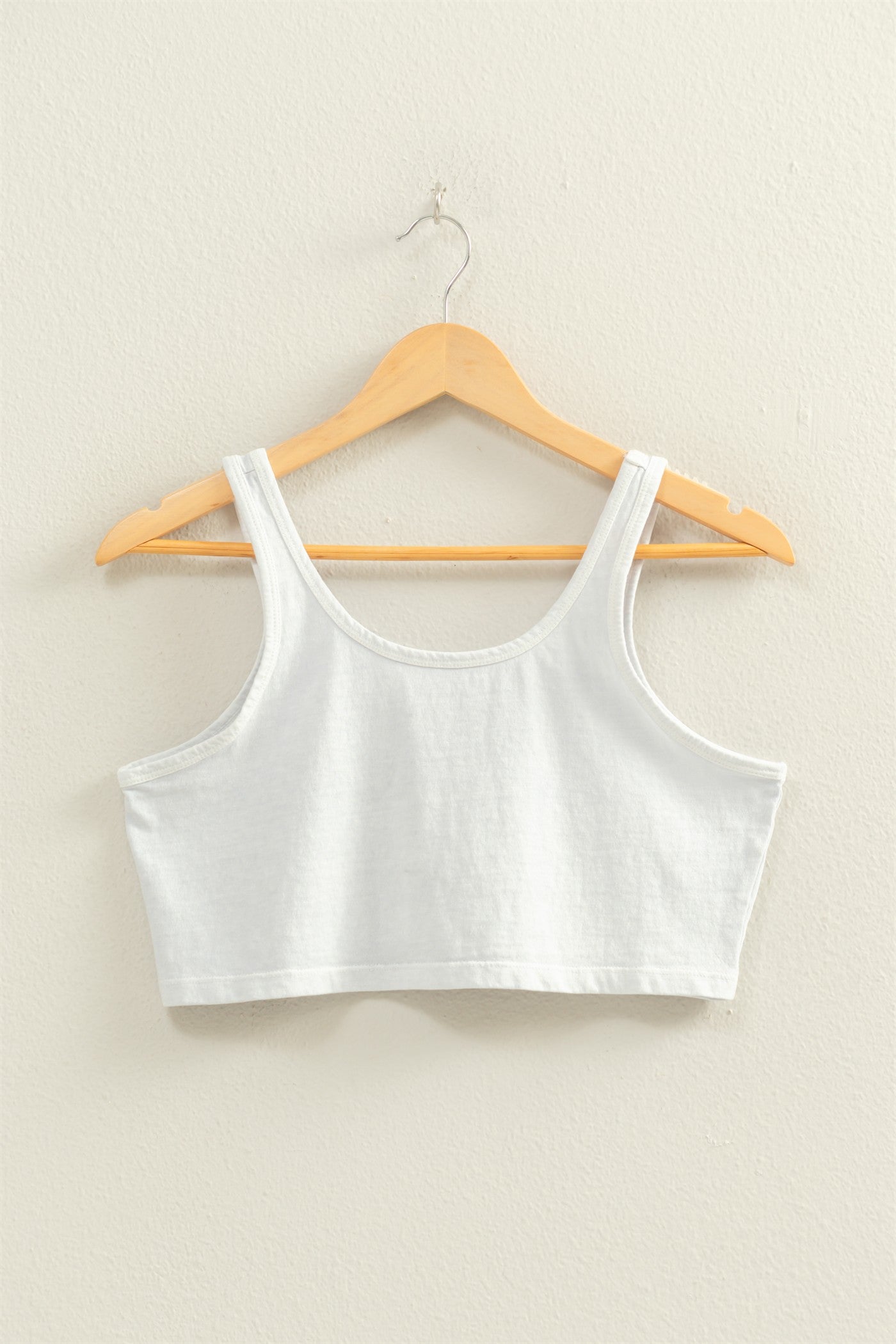Wholesale Sleeveless Scoop Neck Crop Top Clothing Tops DZ22C809 DREAMY CLOUD DOUBLE ZERO