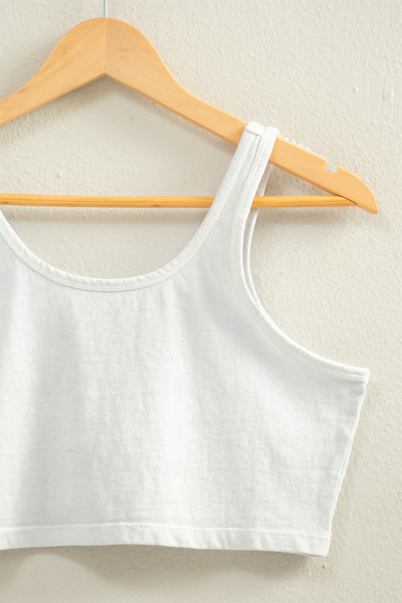 Wholesale Sleeveless Scoop Neck Crop Top Clothing Tops DZ22C809 DREAMY CLOUD DOUBLE ZERO