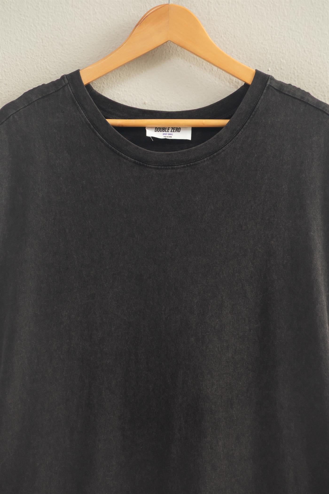 Wholesale Mineral Wash Cap Sleeve Midi Dress Dresses DZ26A049 BLACK DOUBLE ZERO